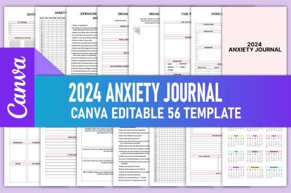 2024 Anxiety Journal Canva KDP: A Comprehensive Guide to Mental Wellness