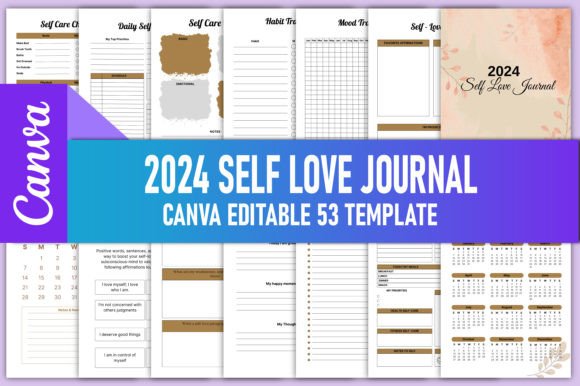 2024 Self Love Journal Canva