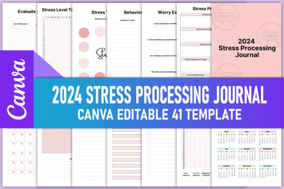 2024 Stress Processing Journal Canva KDP: A Comprehensive Tool for Mental Wellbeing