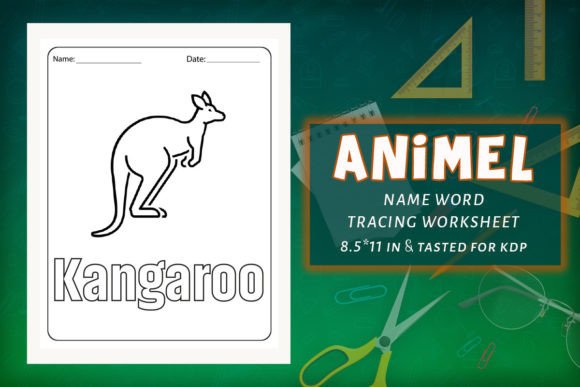 Animal Kangaroo Tracing KDP Worksheets: A Practical Tool for Learning and Creativity
