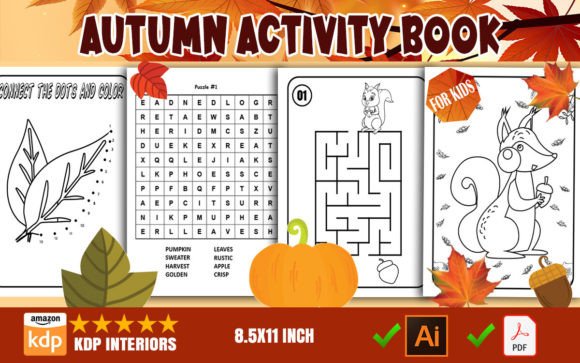Autumn Activity Book for Kids
