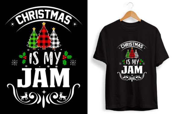 Christmas is My Jam T Shirt Design
