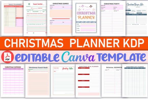 Christmas Planner Canva Template: A Creative and Practical Tool for Your Holiday Planning