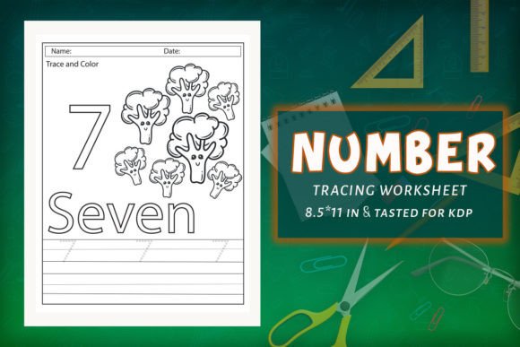 Math Number Tracing KDP Worksheets 07: A Practical Resource for Early Learning